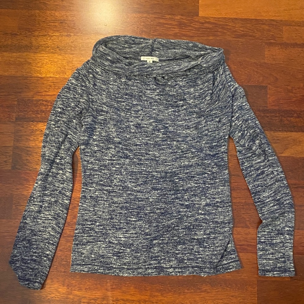 Sophie Max Navy Knit Top
